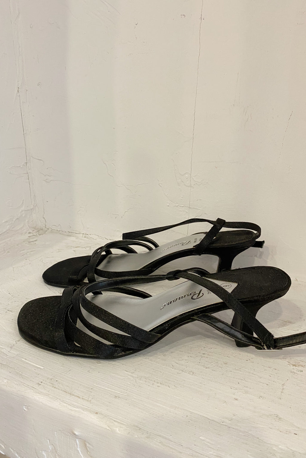 Strappy Kitten Heels