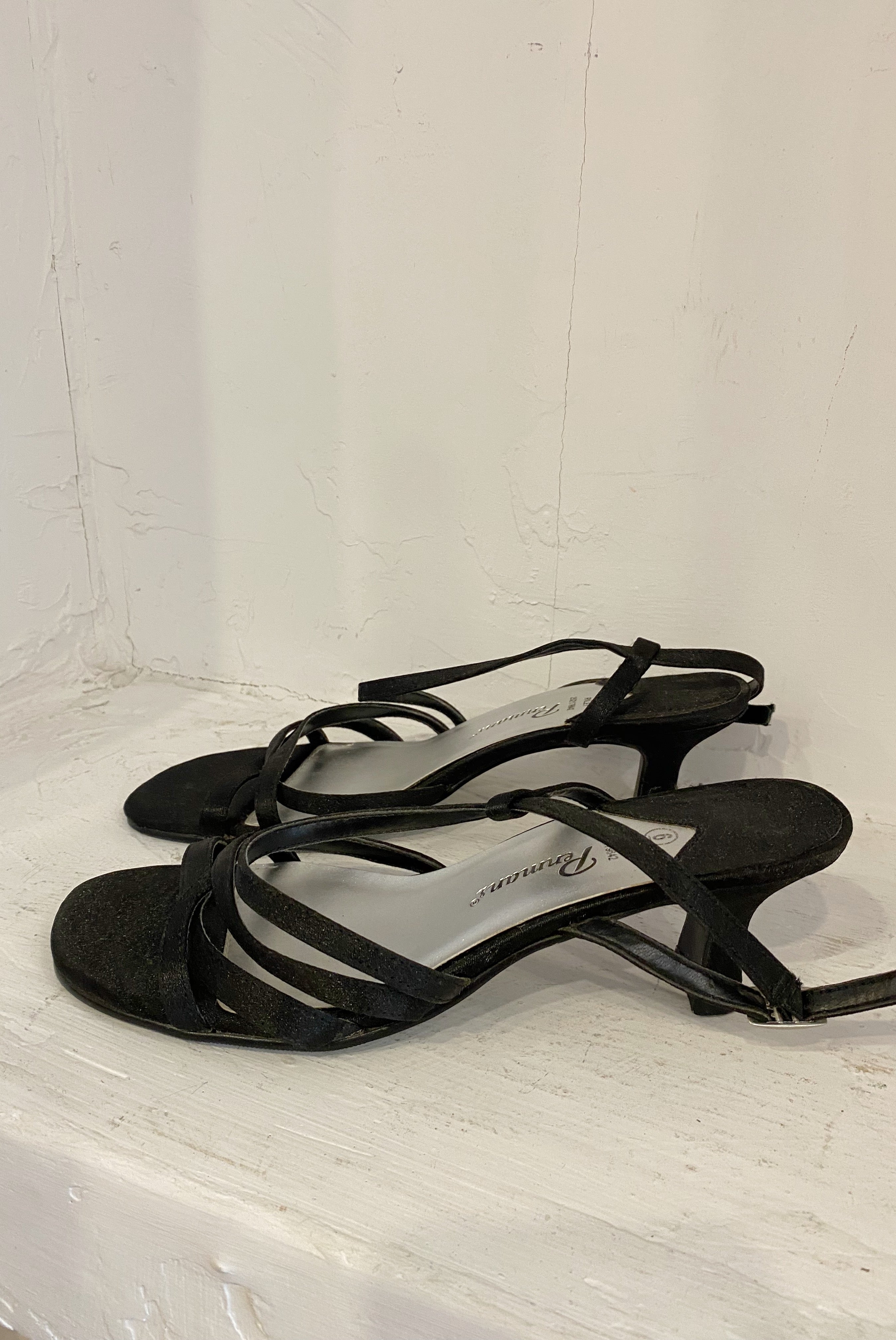Strappy Kitten Heels