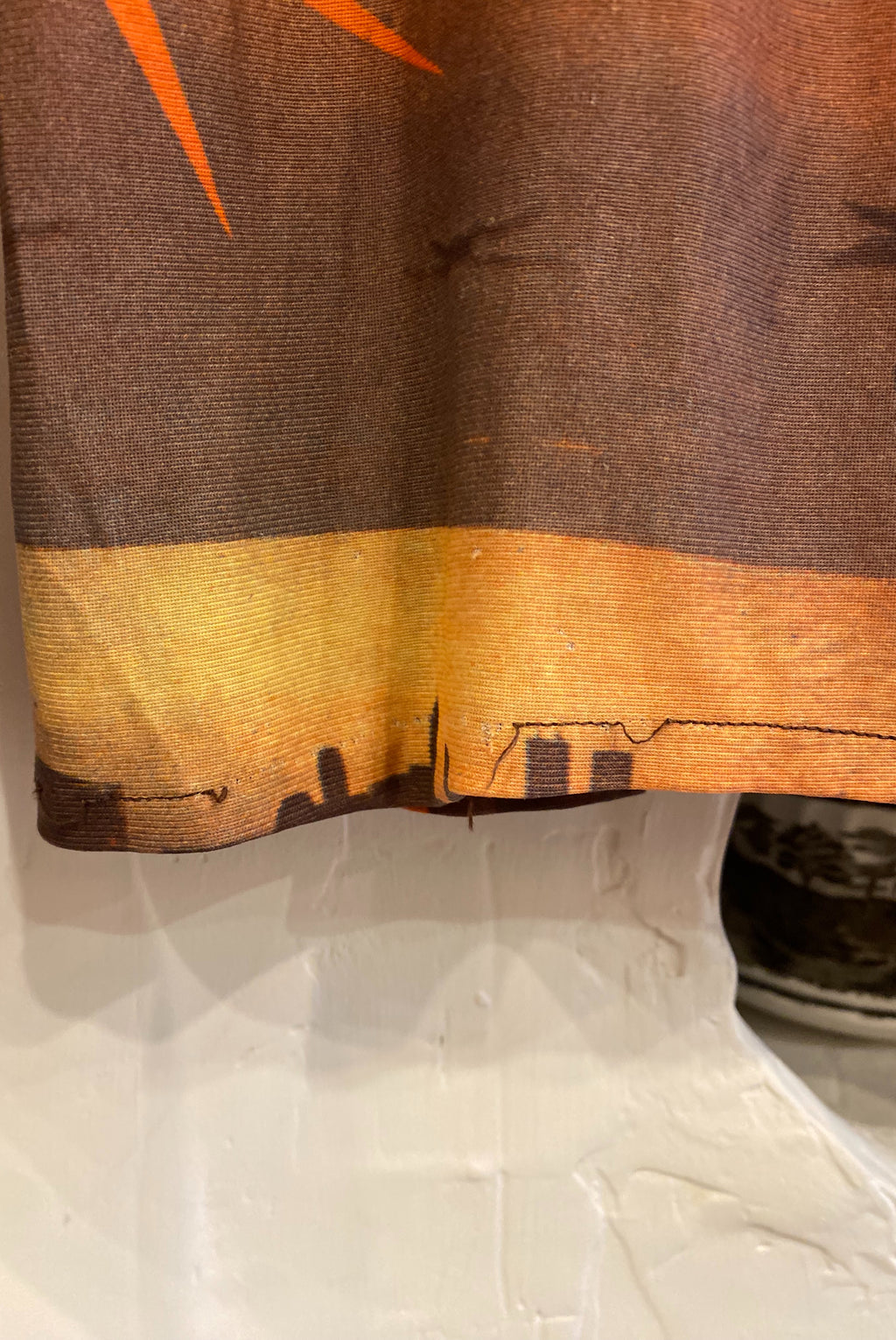 70s NYC Collage Button Up Shirt