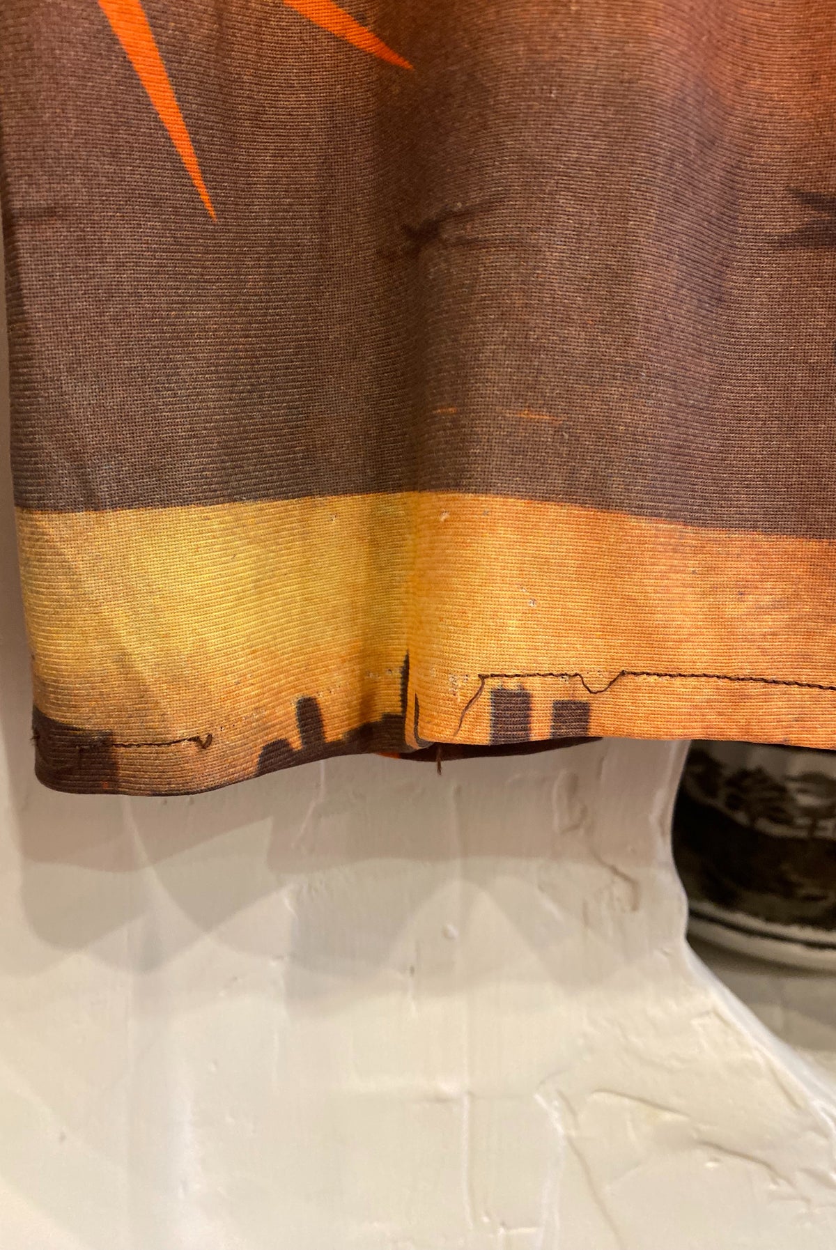 70s NYC Collage Button Up Shirt