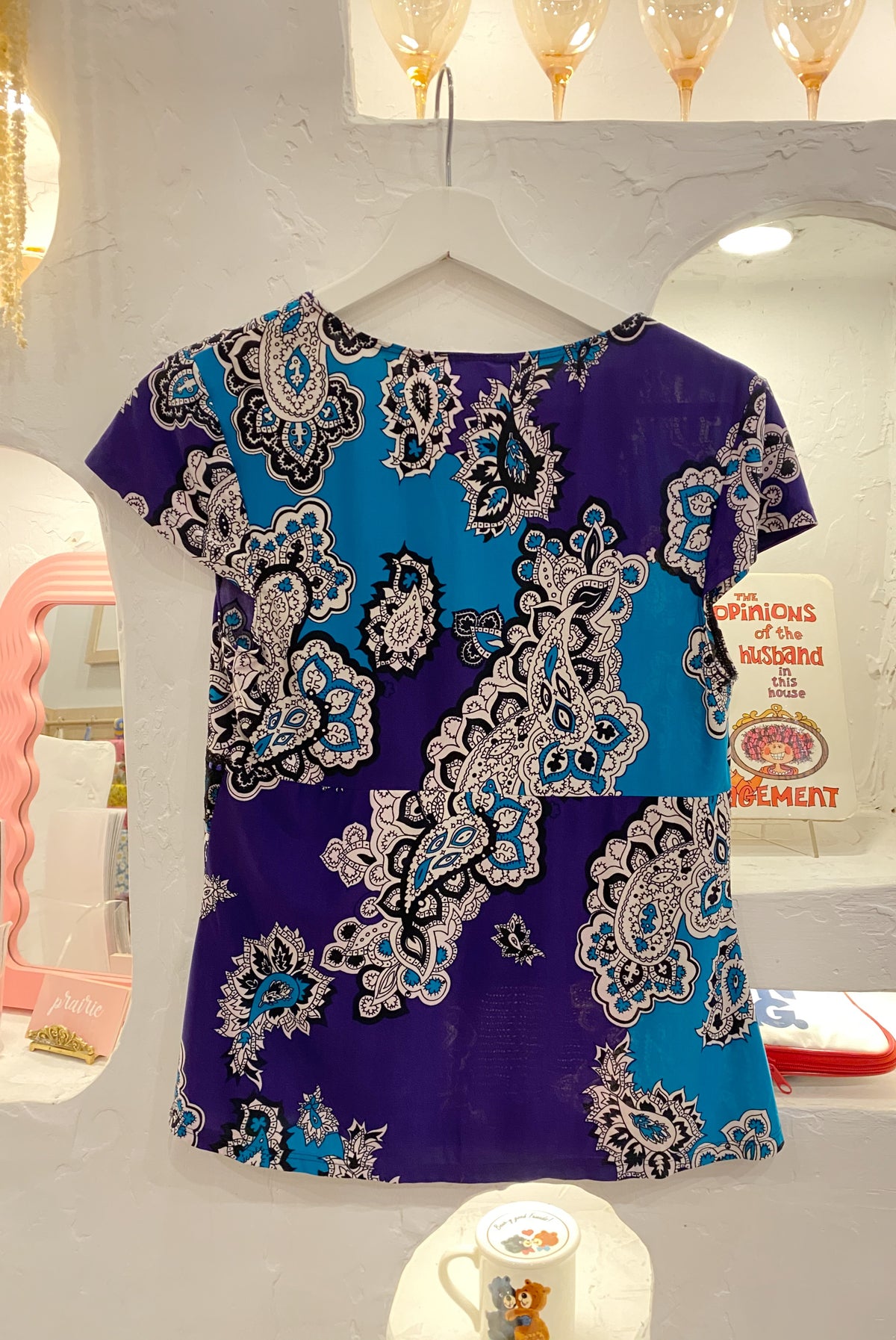 Y2K Jewel Tone Paisley Tee