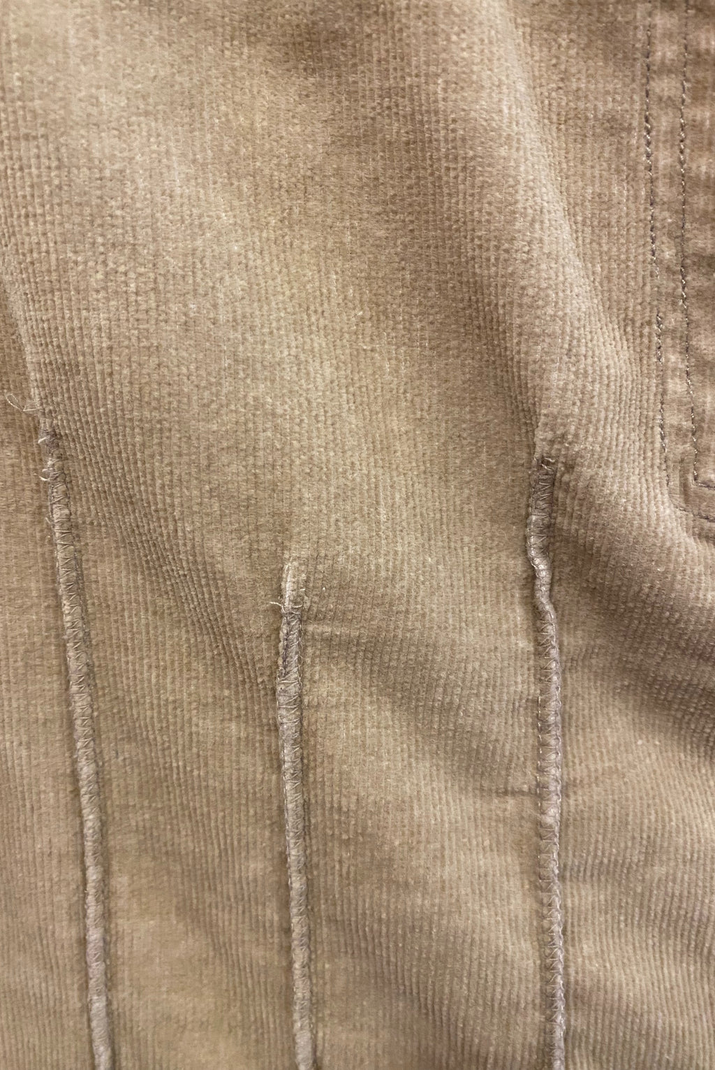 90s Tan Corduroy Skirt