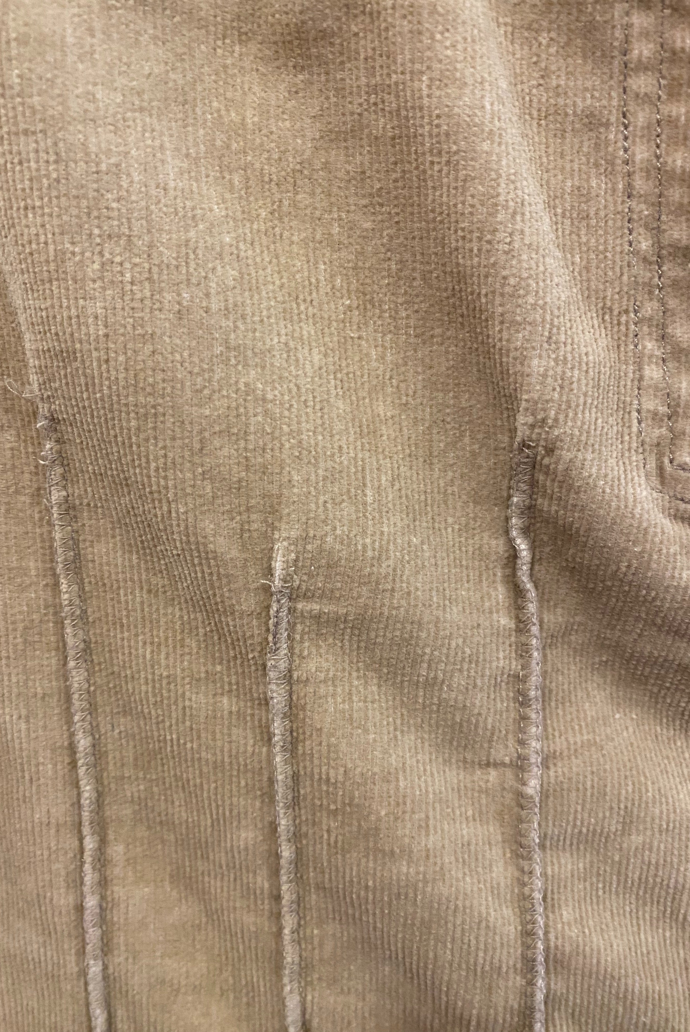 90s Tan Corduroy Skirt