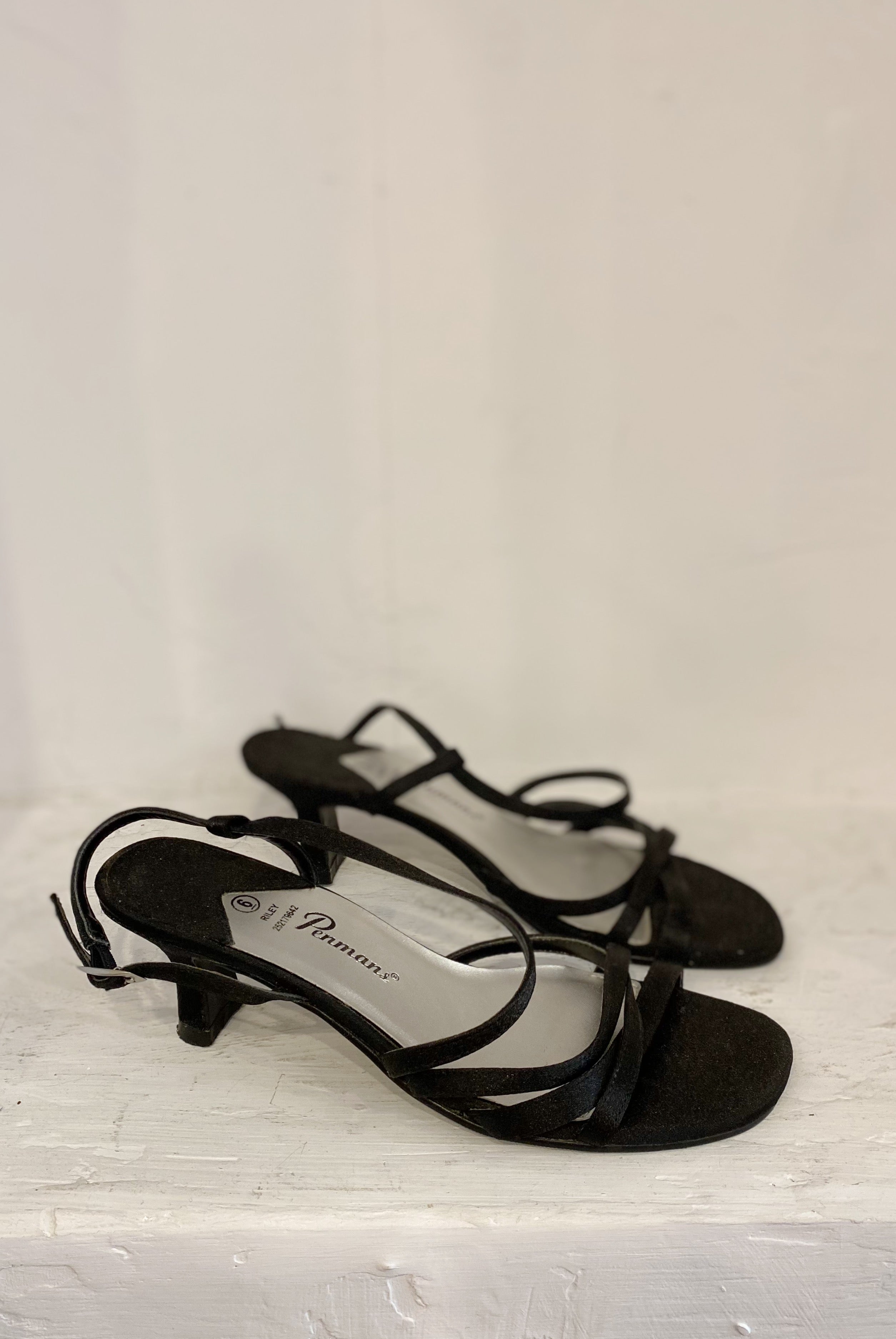 Strappy Kitten Heels