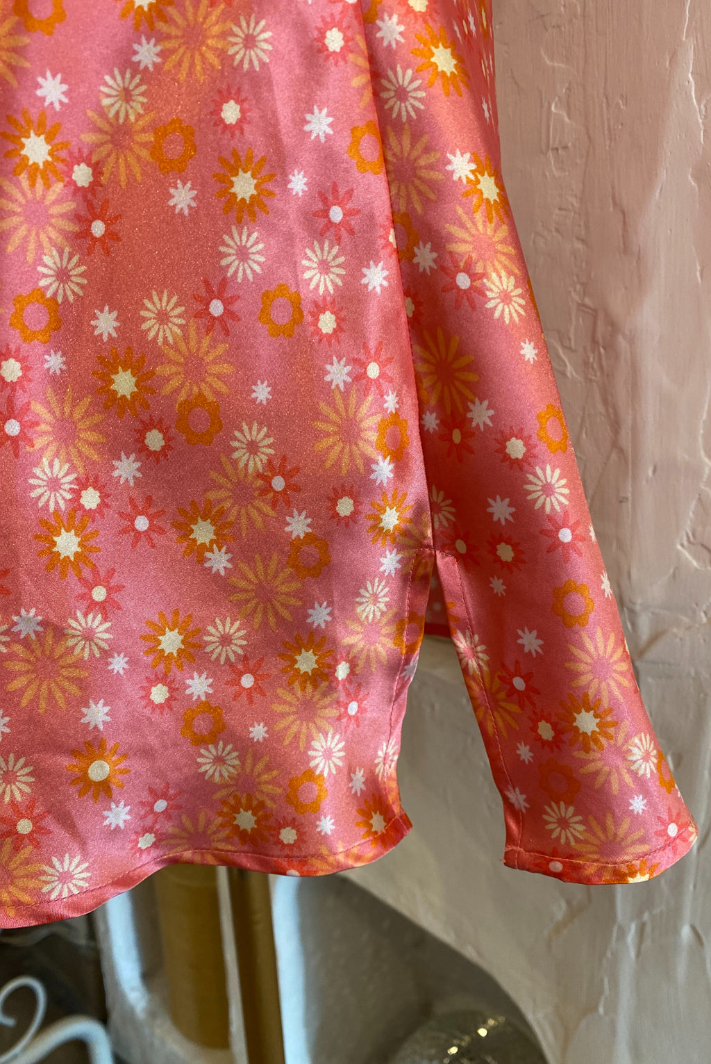 Pink Satin Dress