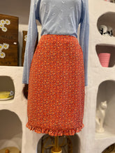 Red Floral Skirt