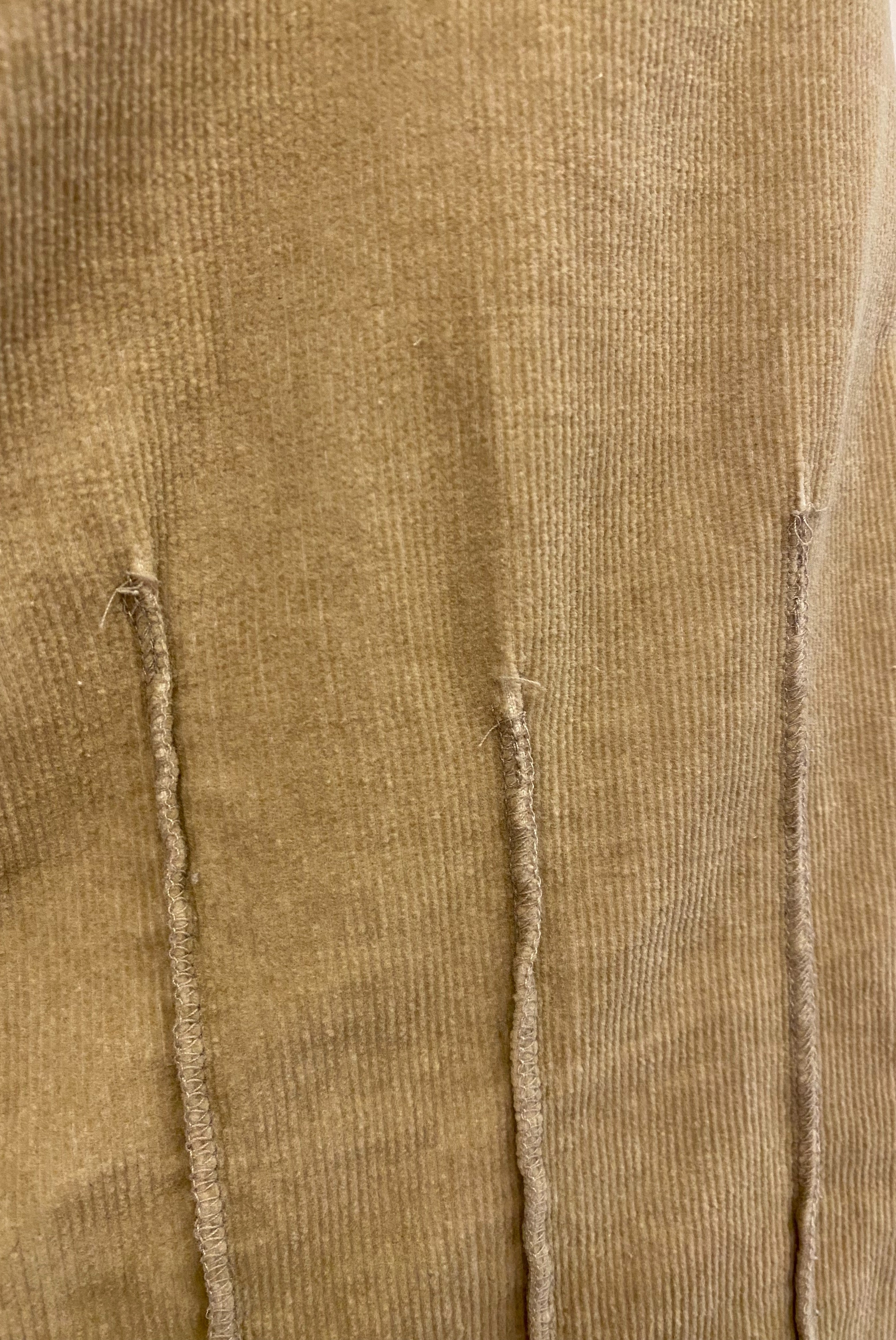 90s Tan Corduroy Skirt