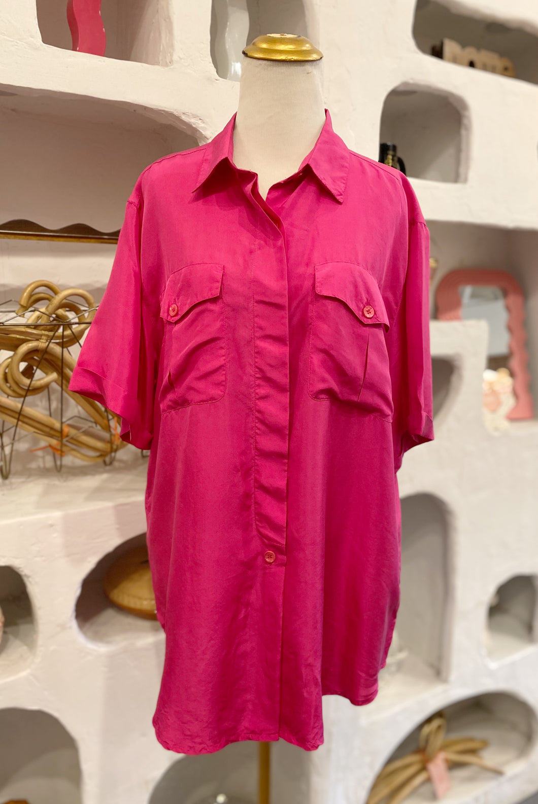Retro Silk Top