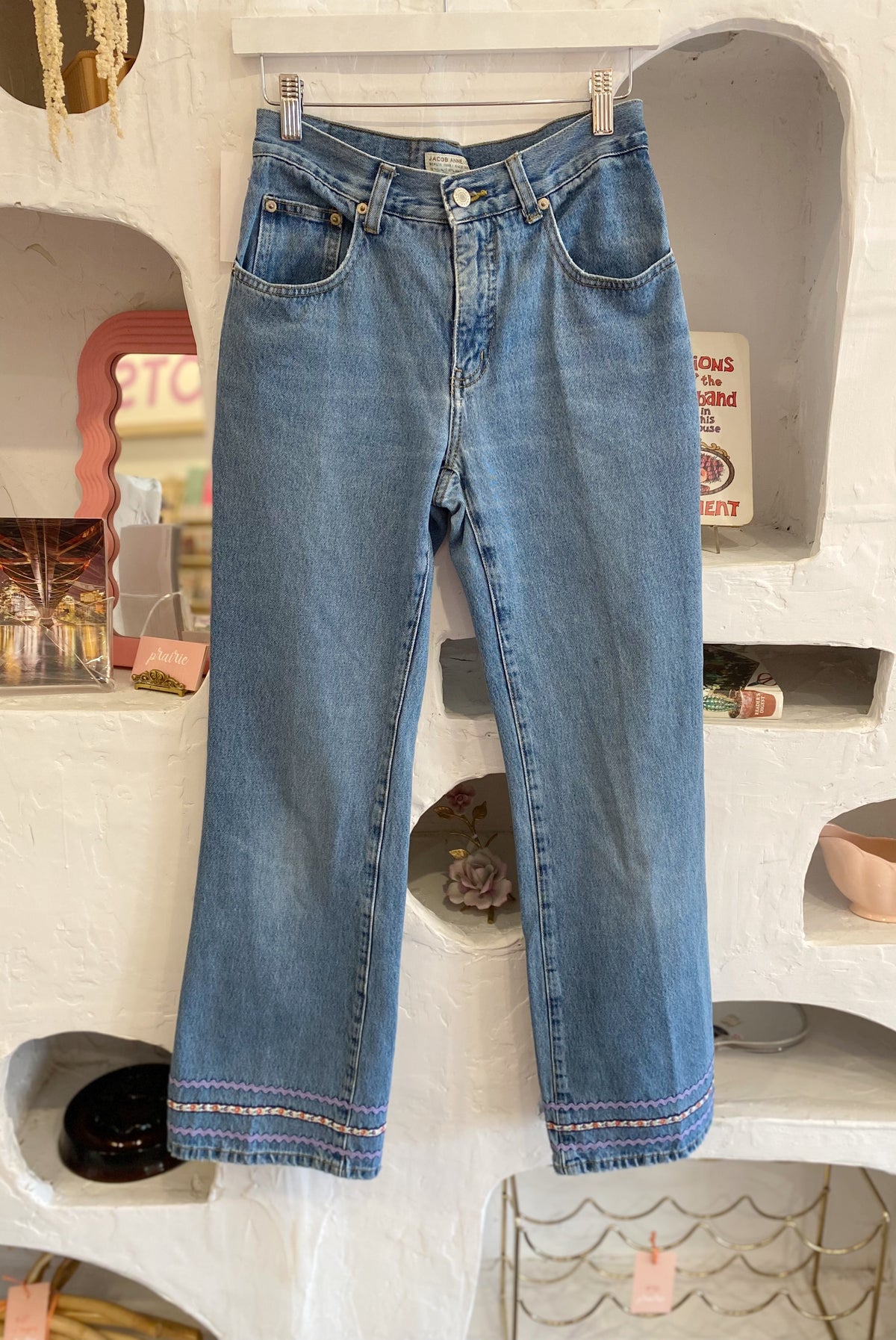 90s Embellished Straight Leg Jeans