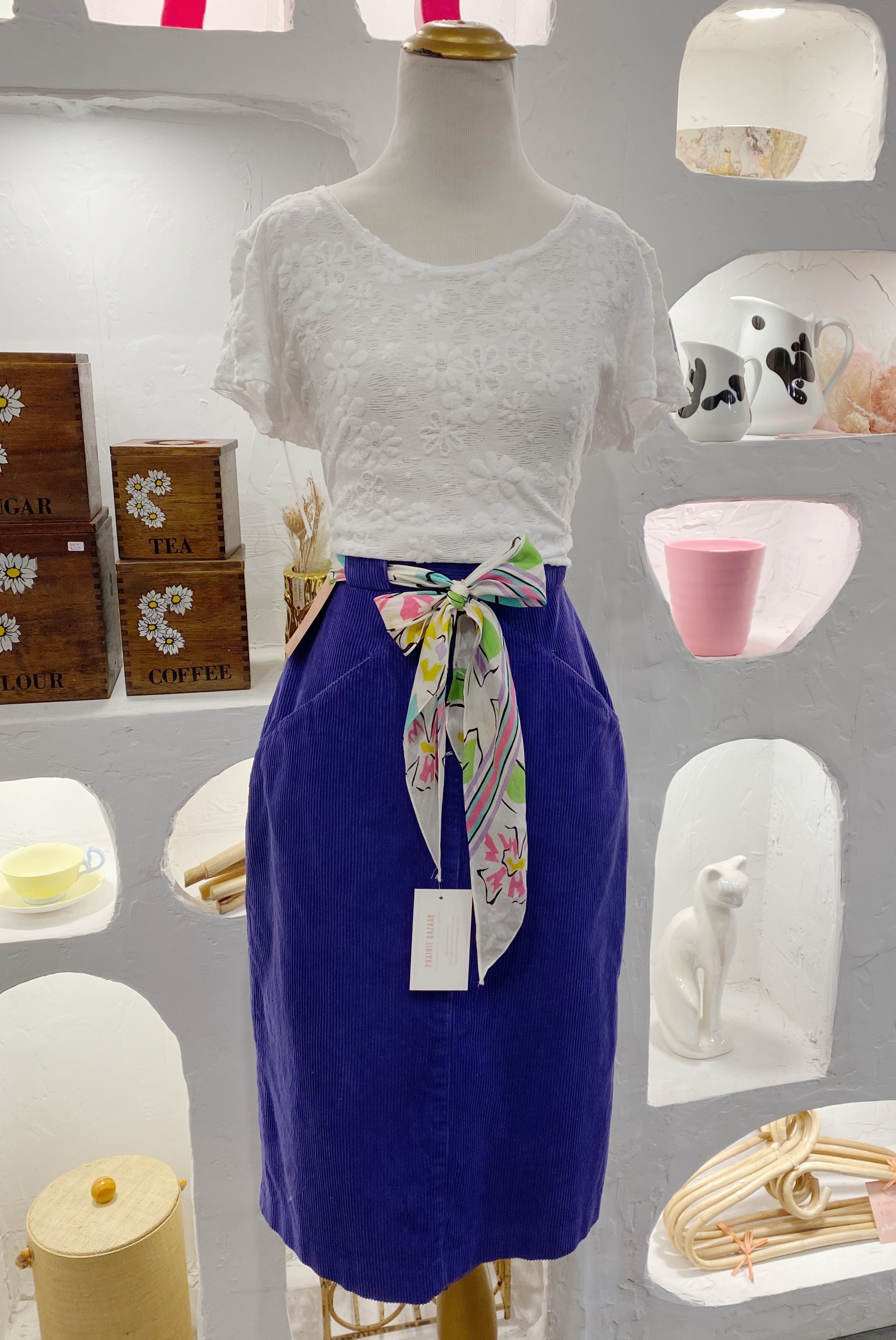 Corduroy Skirt