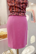 Pink Wool Skirt