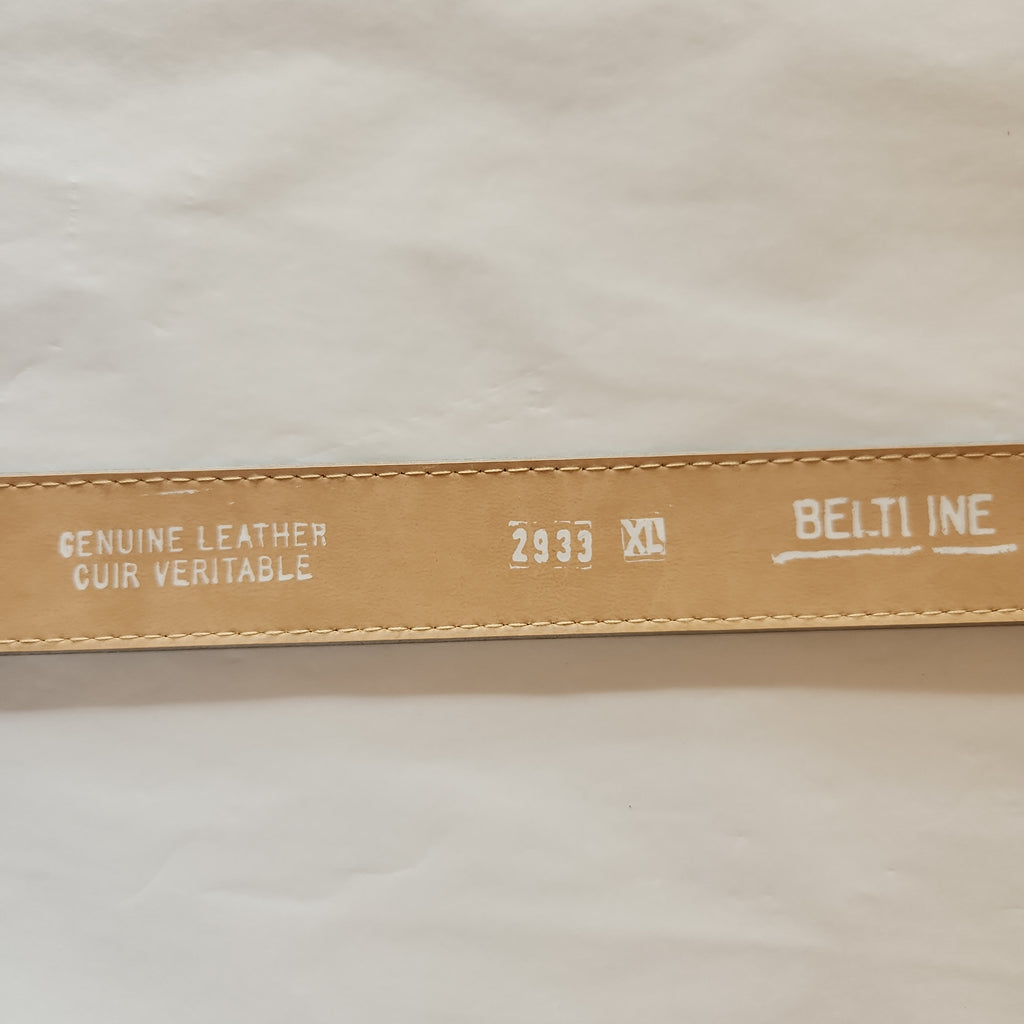 Silver Holographic Reptile Leather Belt