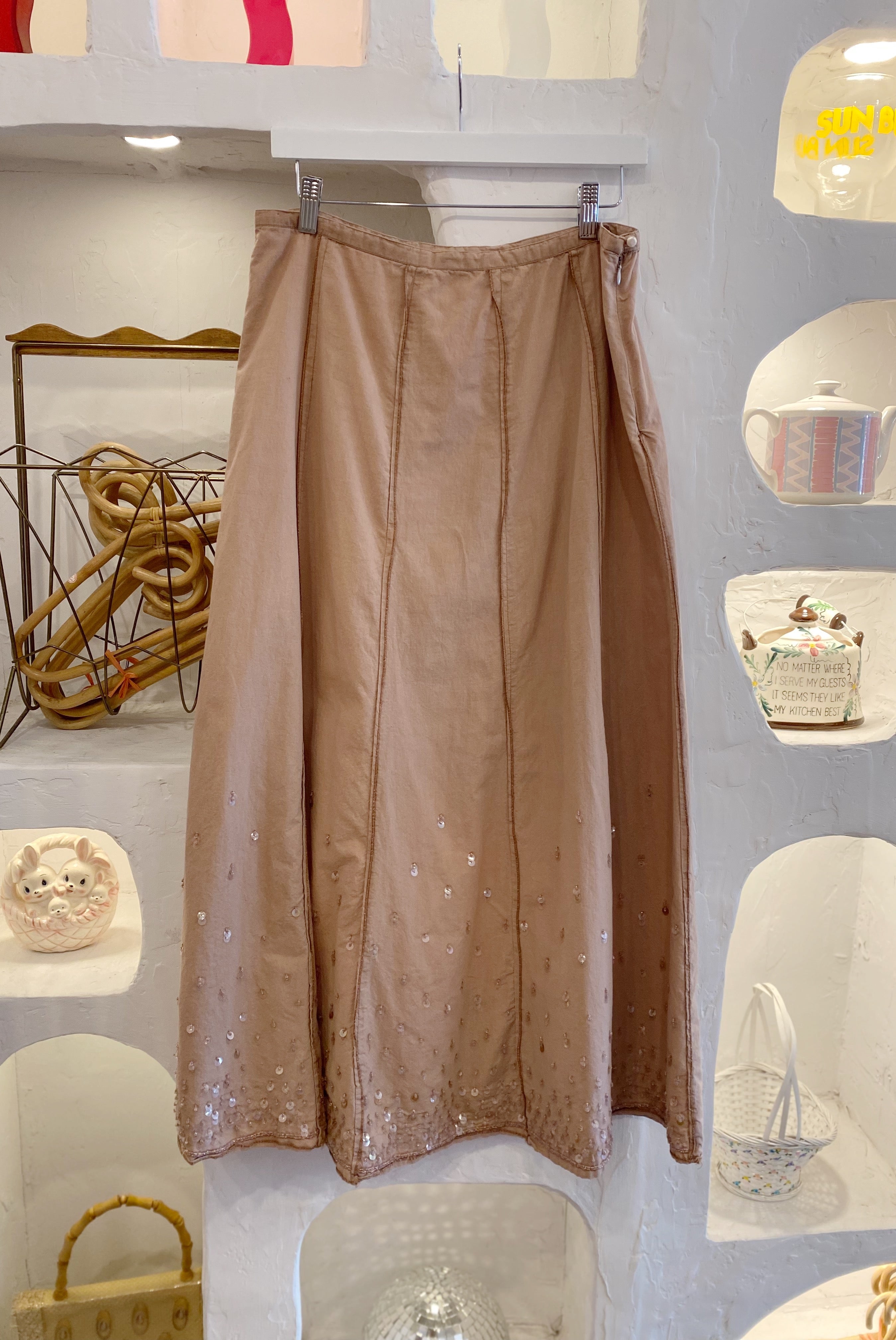 Cotton Maxi Skirt