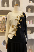 Retro Celestial Colour Block Sweater