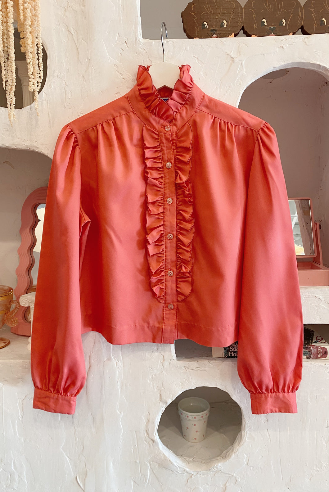 Ruffled Button Up