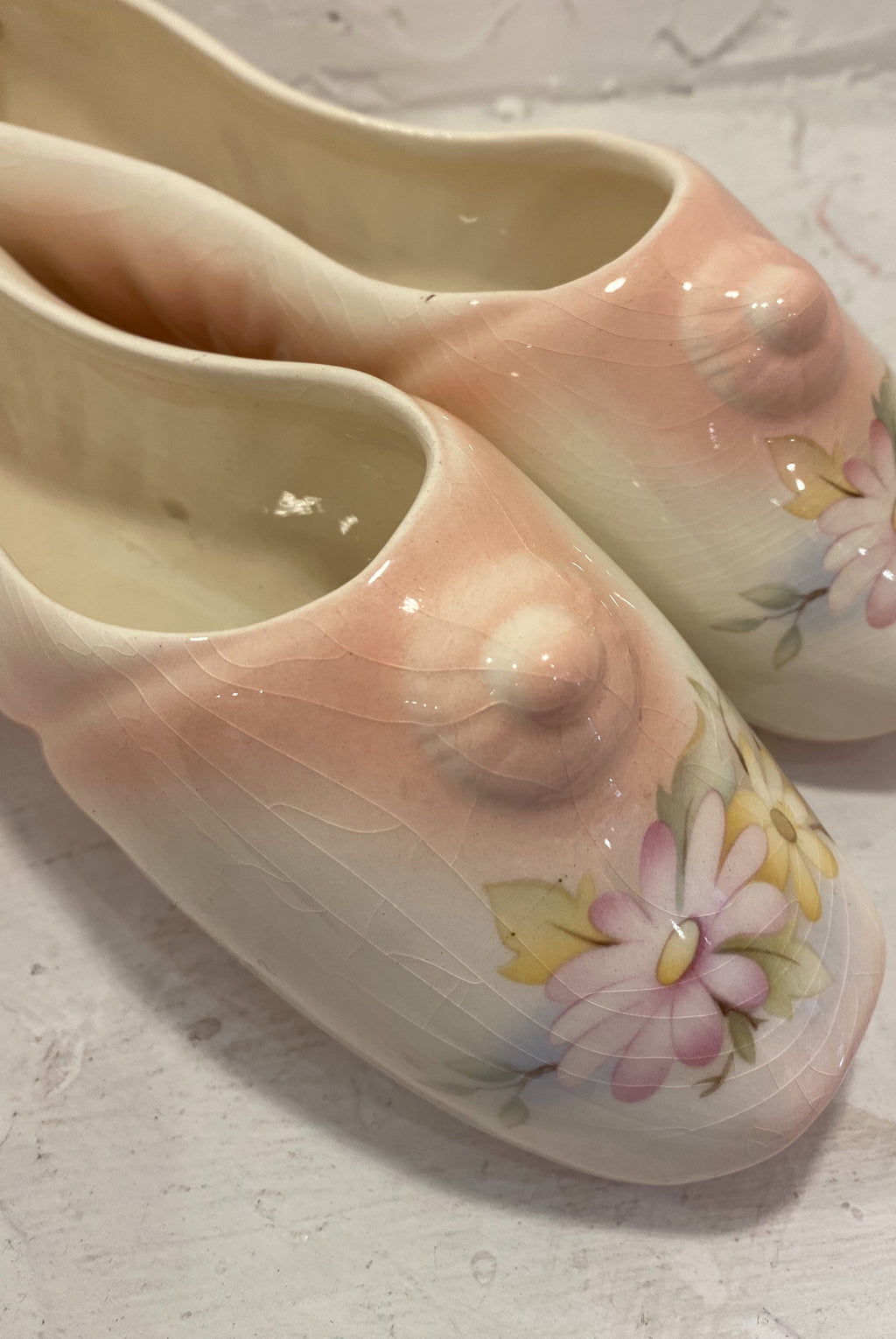 Wall Hanging Ceramic Ballet Slippers