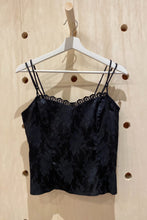 Black Arianne Slip Tank