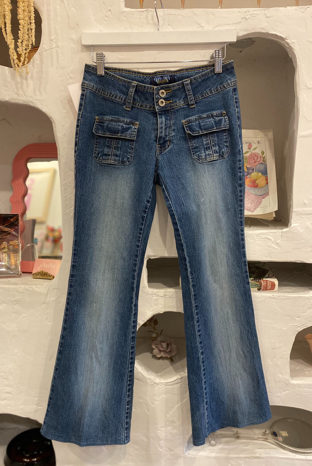 Y2K Ultra Low Rise Bootcut Jeans