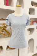 Eyelet Tee