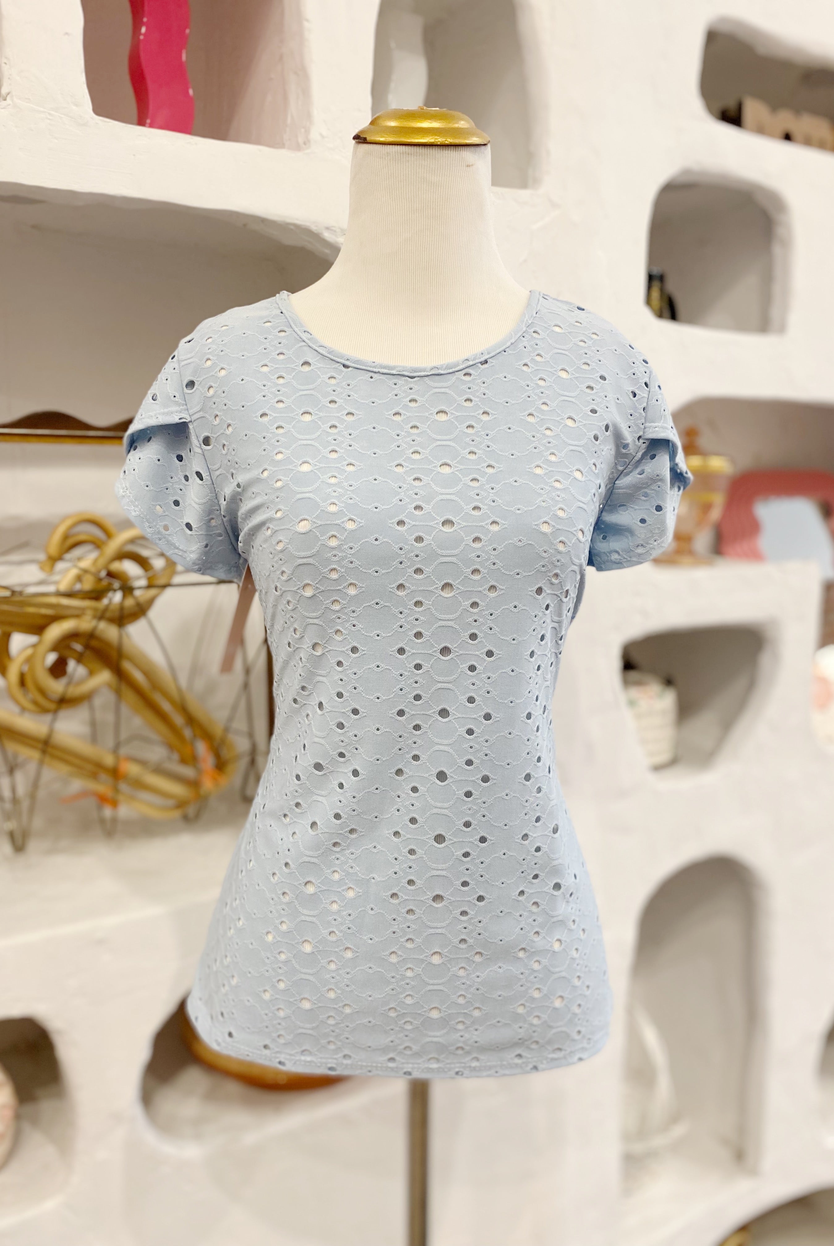 Eyelet Tee