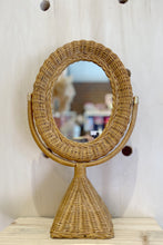 Rattan Vanity Mirror