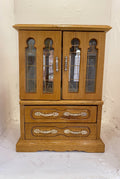 Wooden Tabletop Jewelry Cabinet