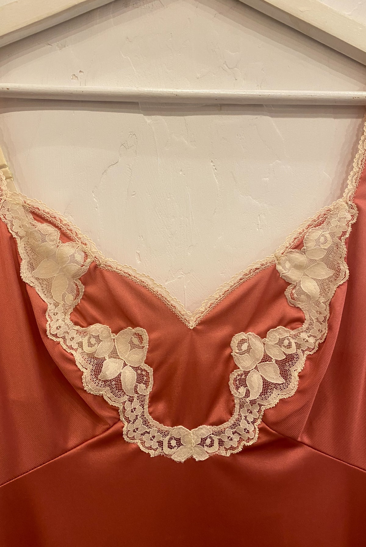 70s Dusty Rose Slip Dress