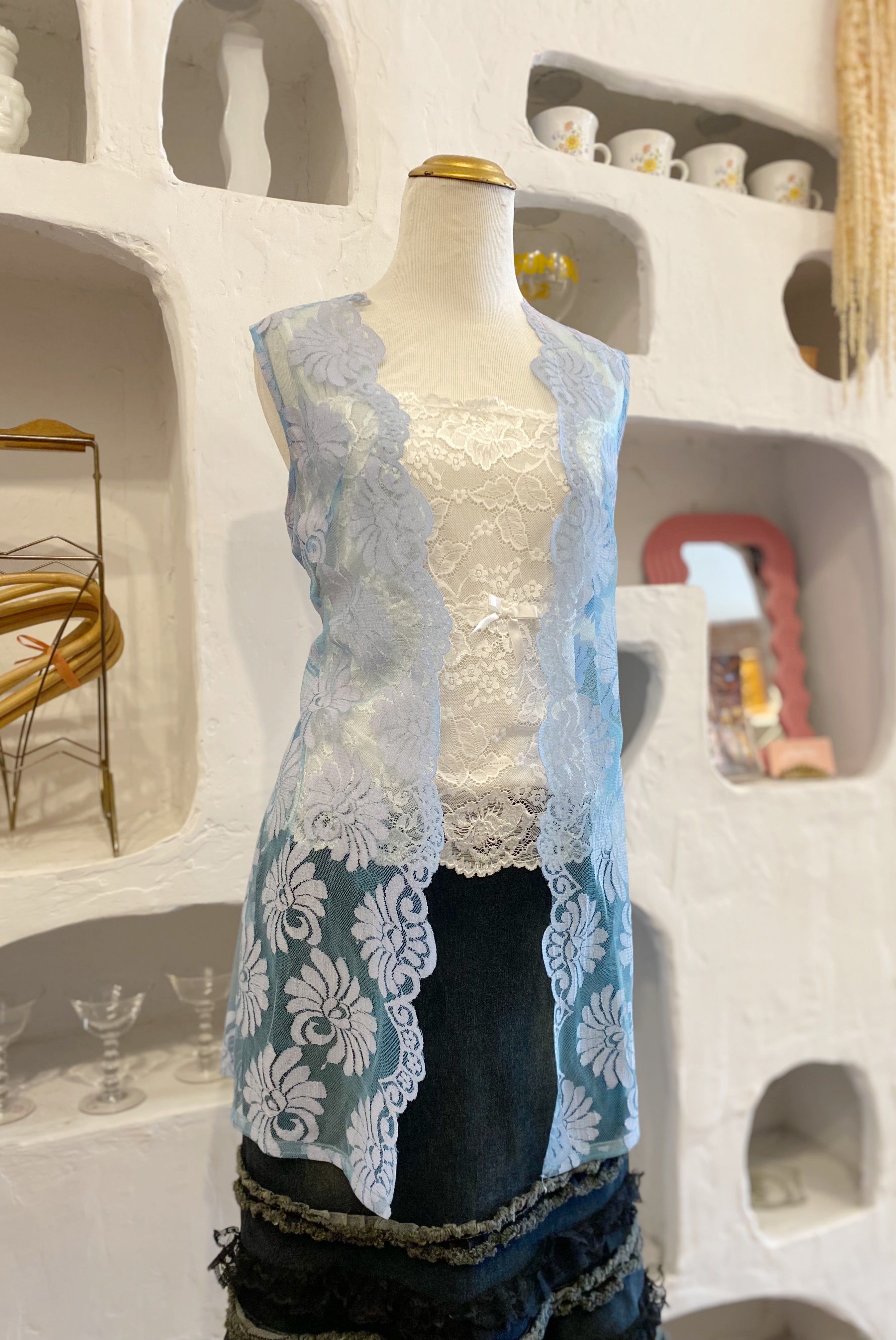 Open Lace Vest