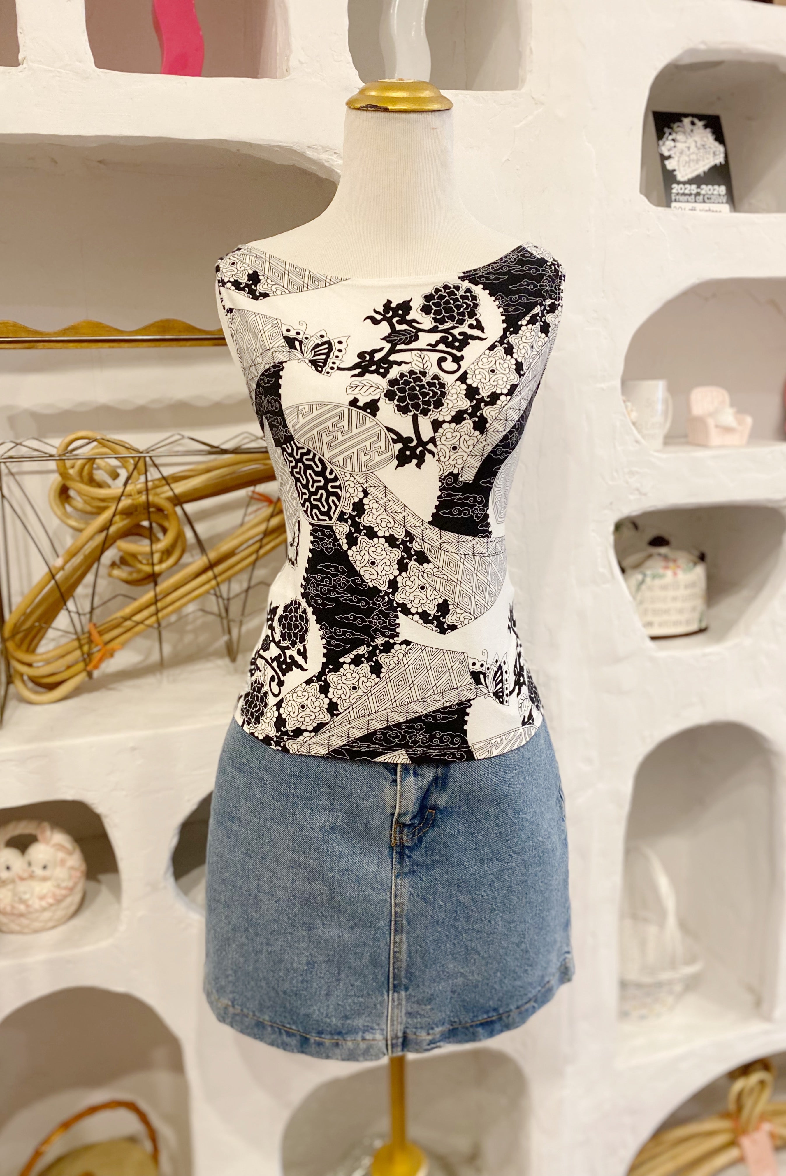 Black & White Tank