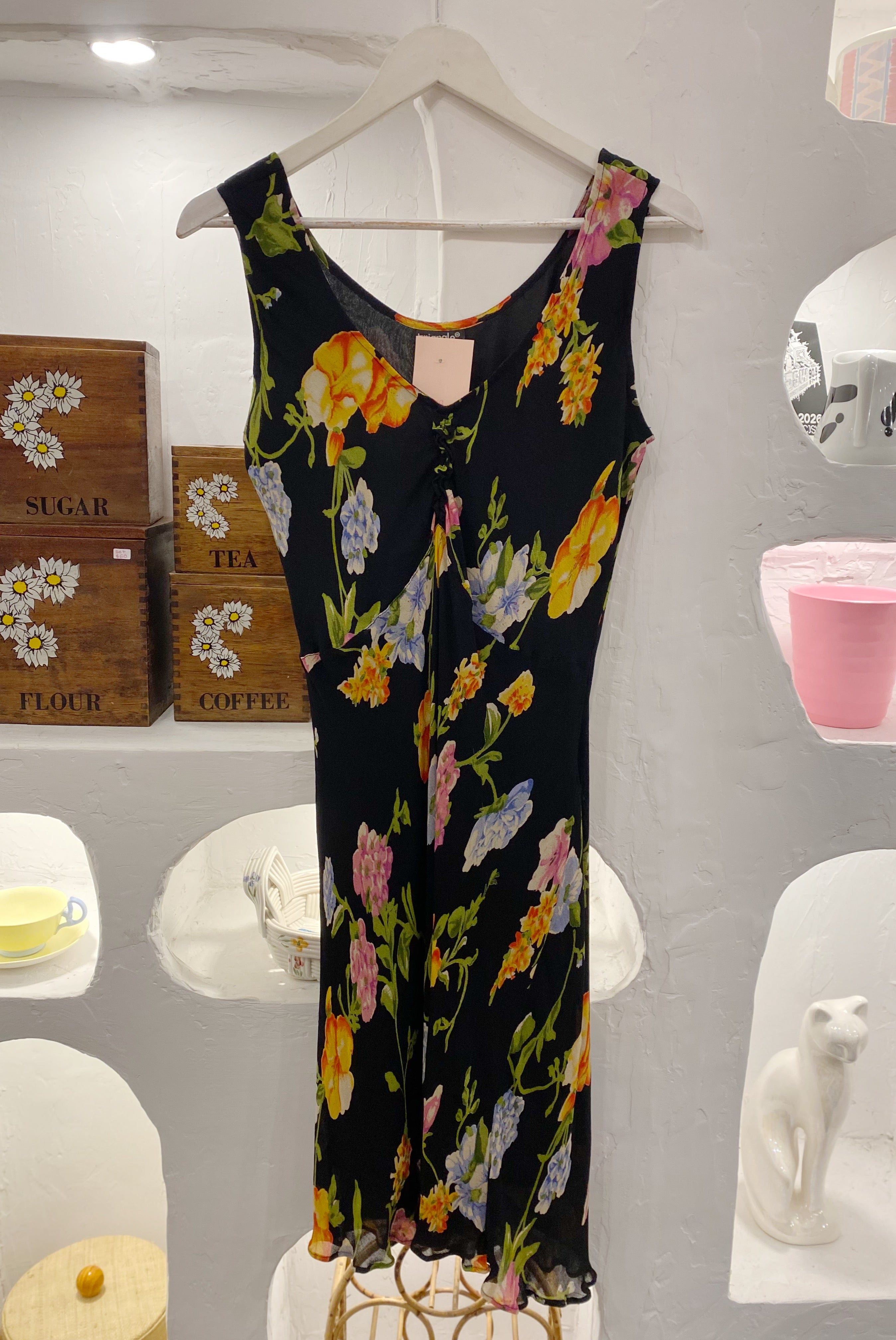 Floral Mesh Dress