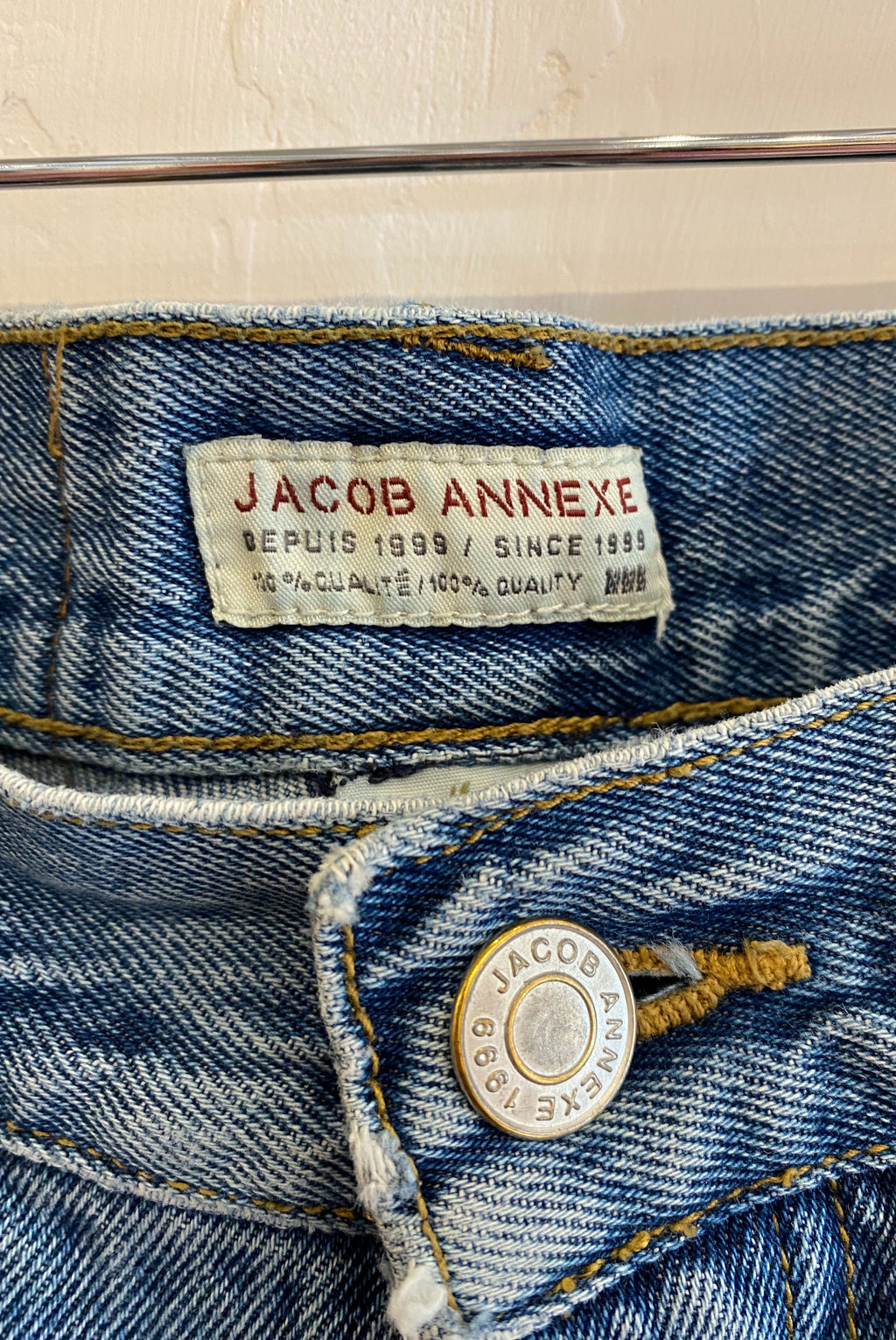 90s Embellished Straight Leg Jeans