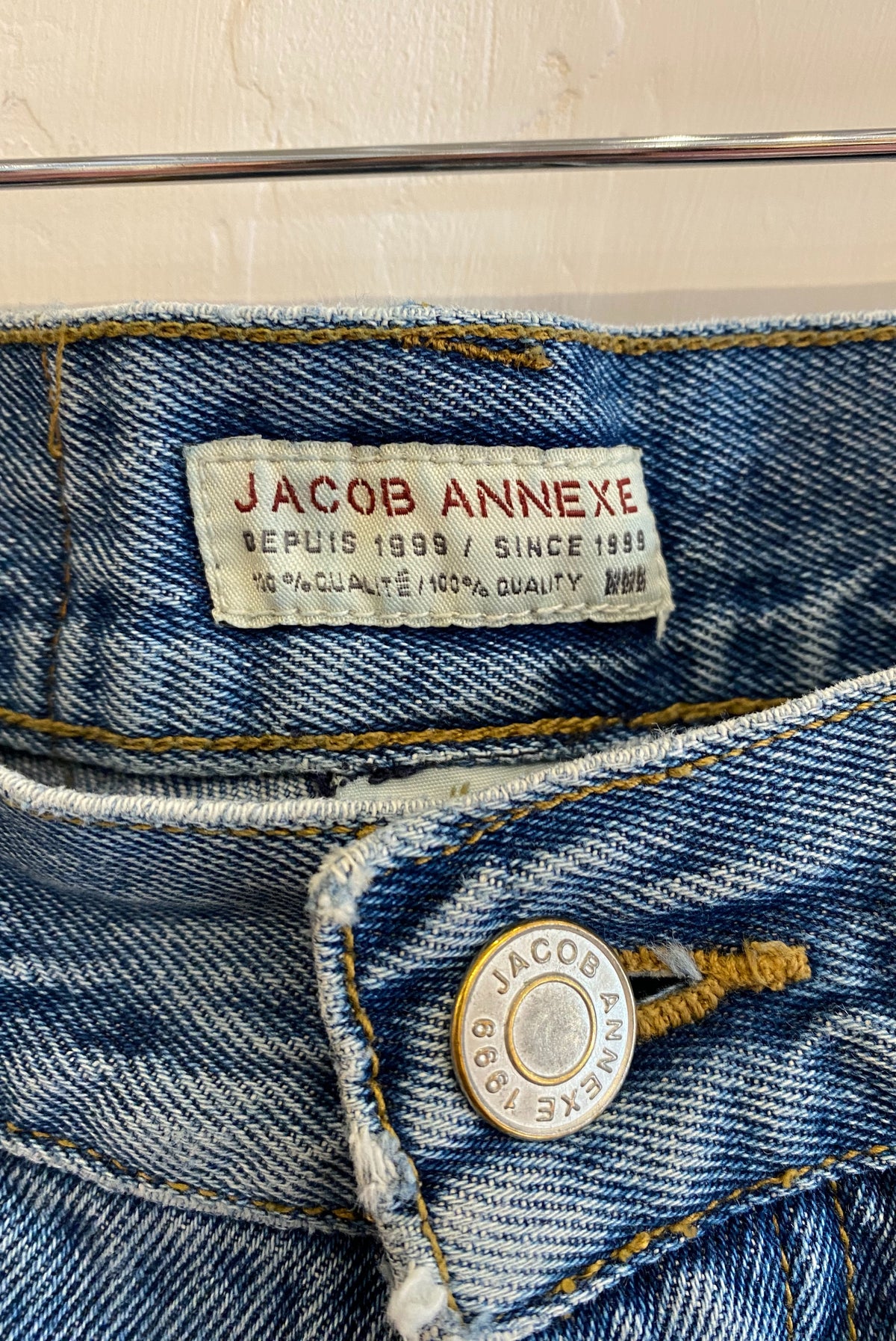 90s Embellished Straight Leg Jeans