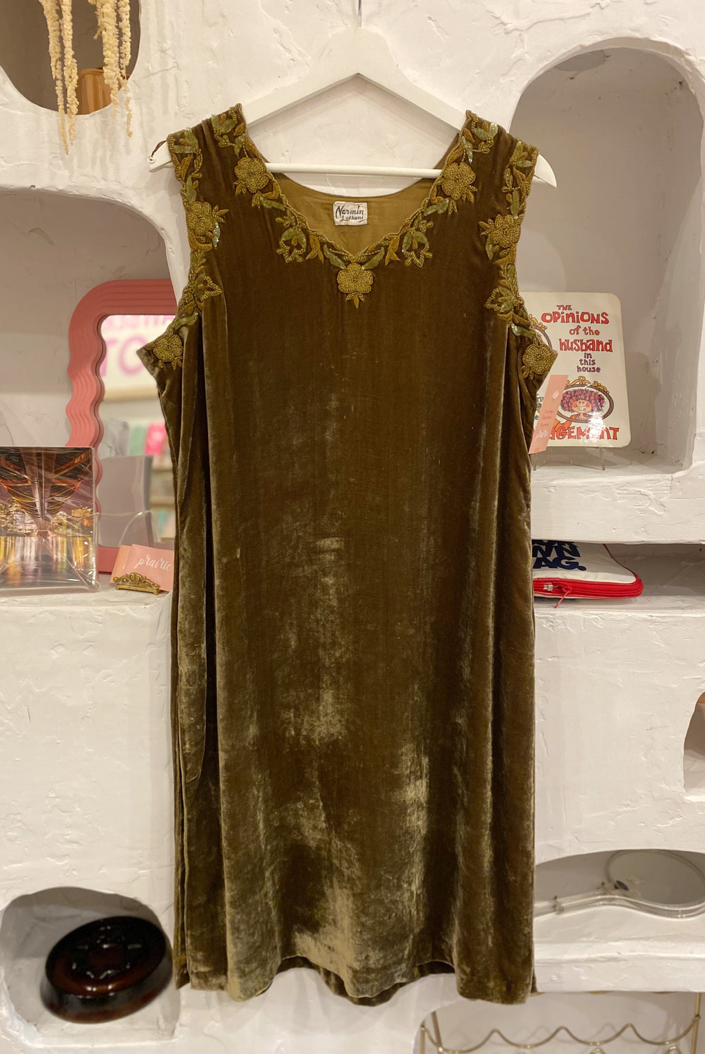 Vintage Velvet Pakistani Kameez Tunic