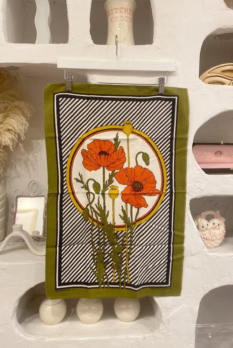 Poppy Tea Towel