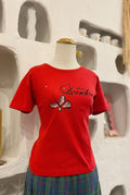 Y2K London Glittery Baby Tee