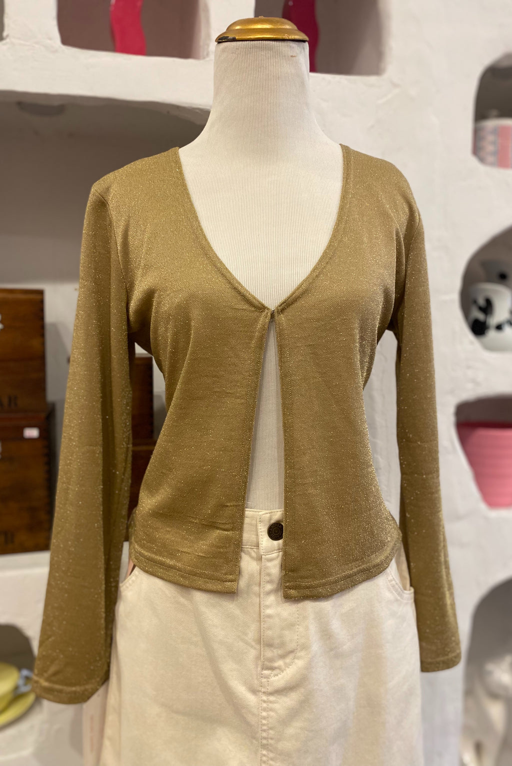 Gold Cardigan