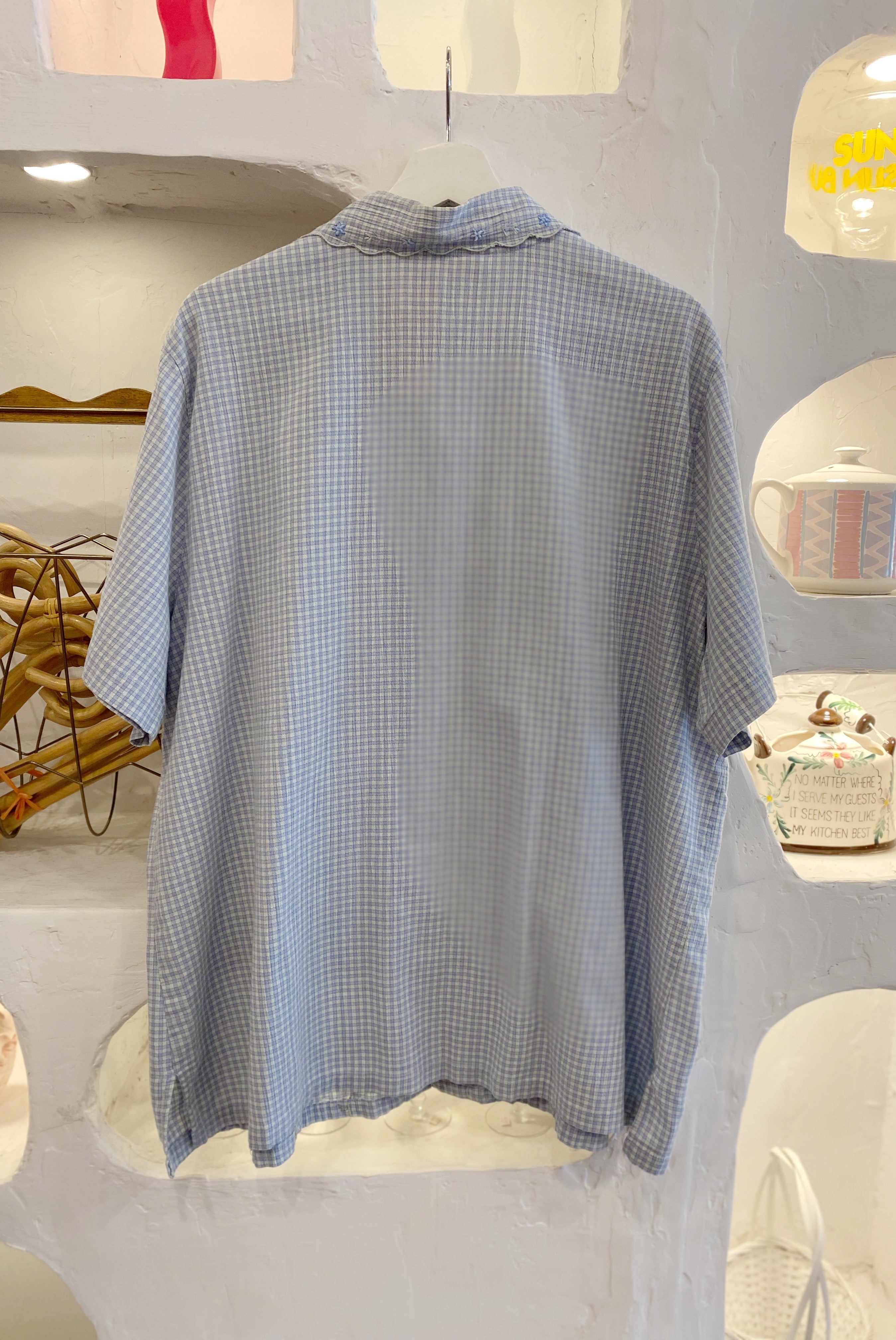 Embroidered Button Up
