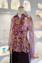 Paisley Ruffle Blouse