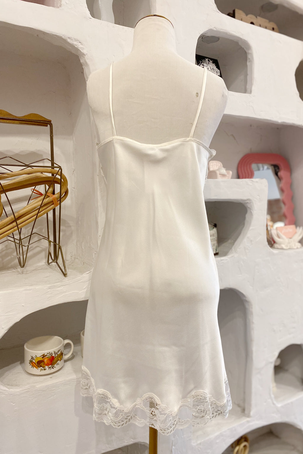 White Slip Dress