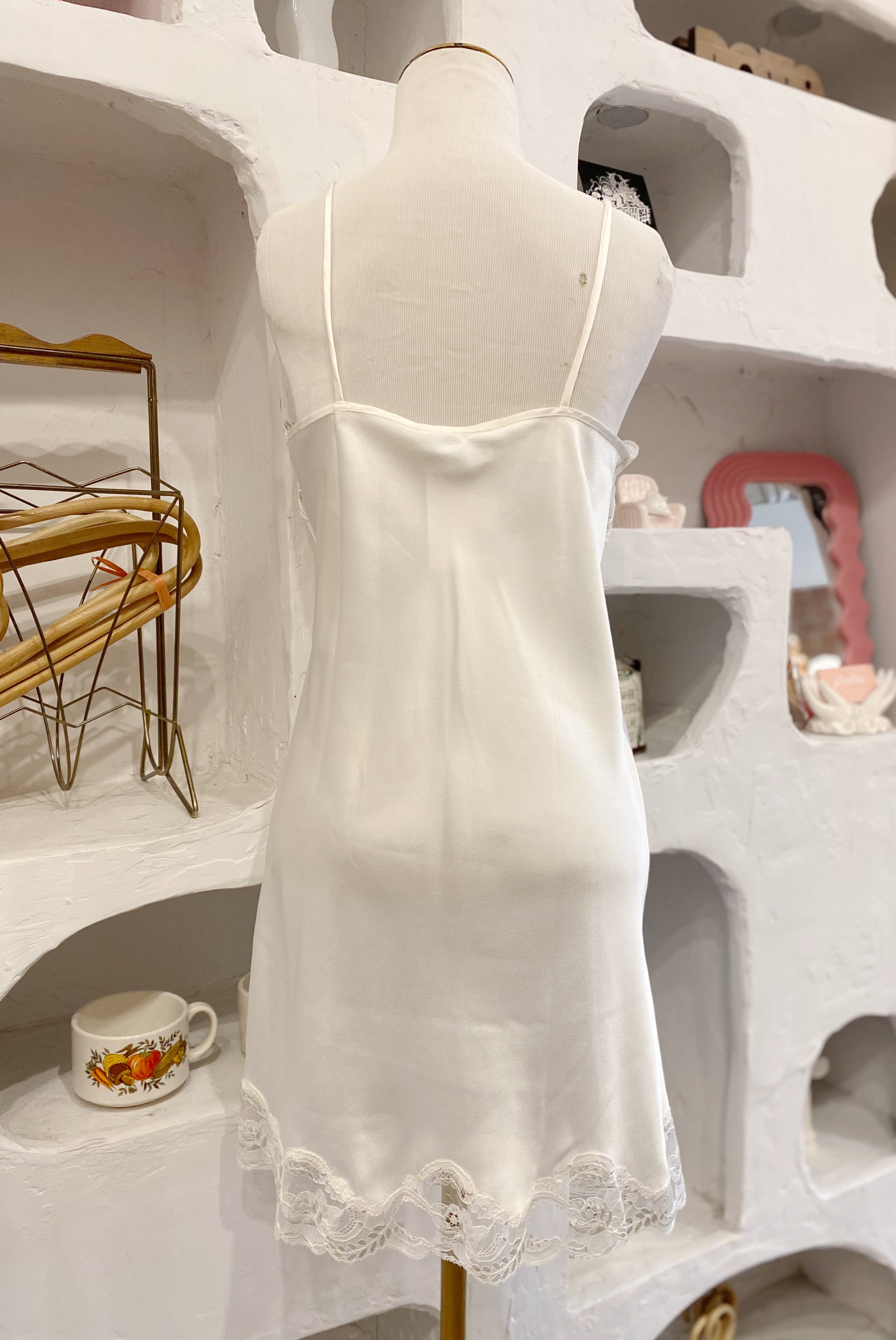 White Slip Dress