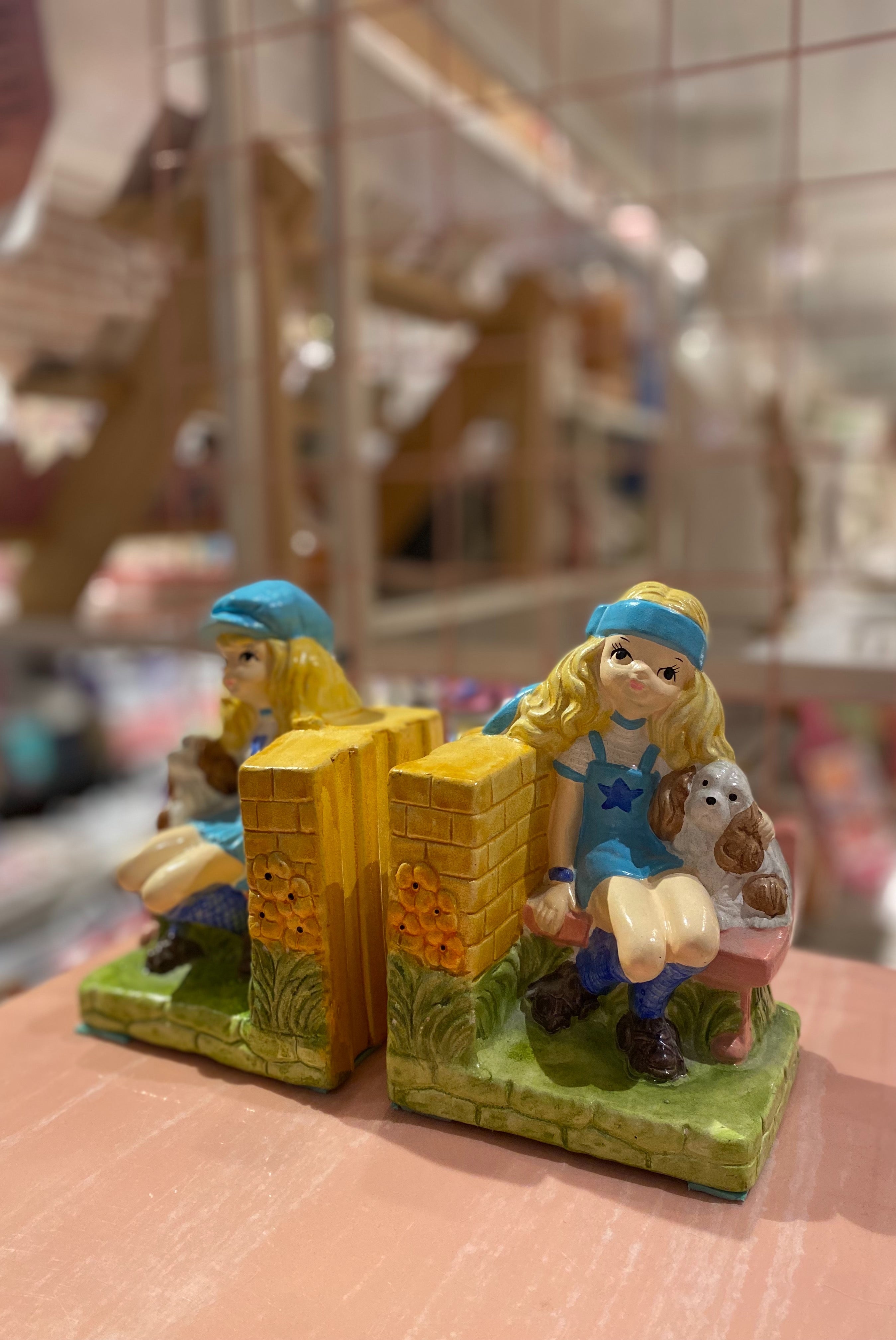 Girl Bookends