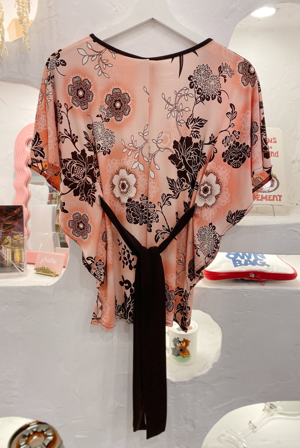 Y2K Floral Kimono Style Top