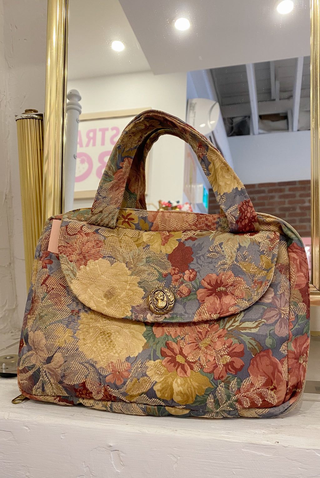 Tapestry Book Cover with Handle
