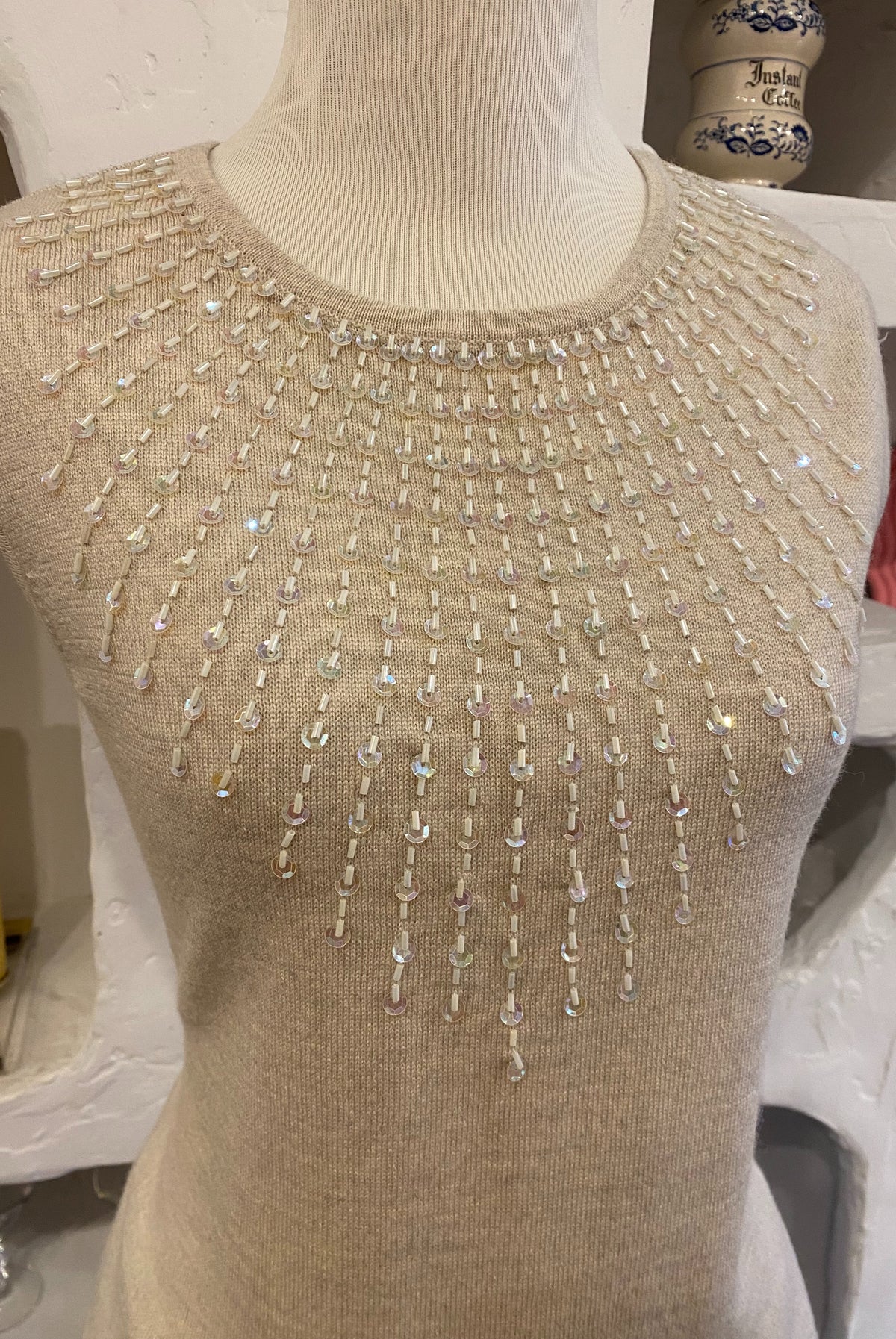 Gap Merino Wool Beaded Tank