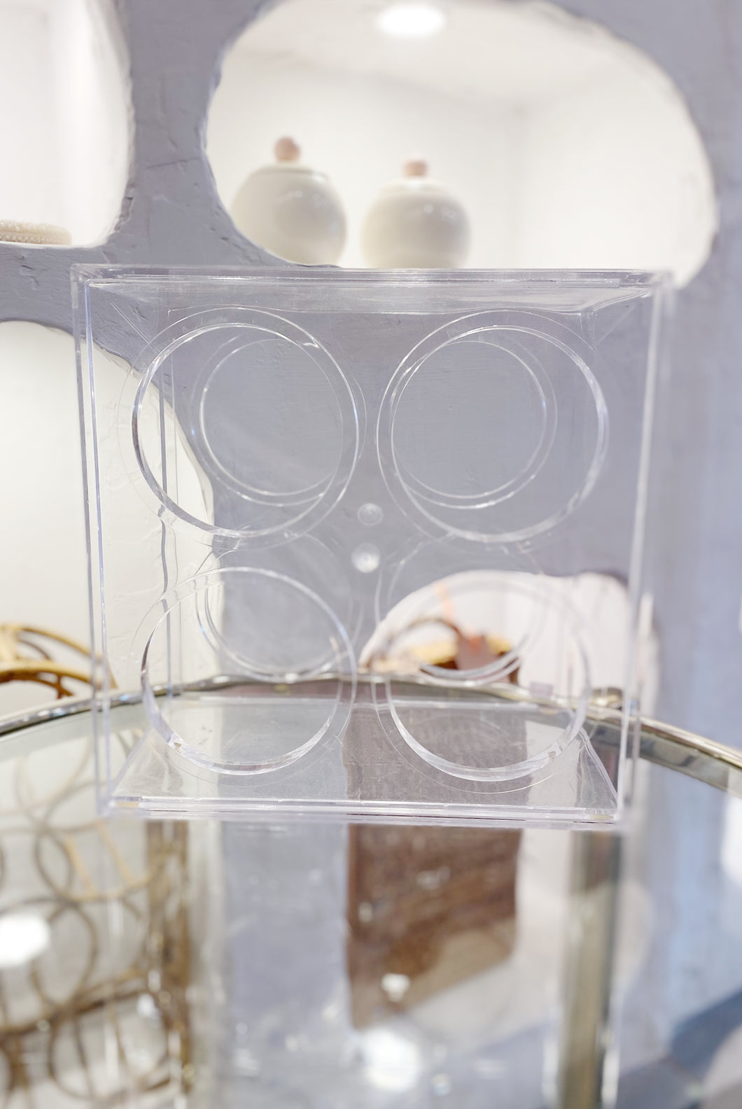 Lucite Wine Rack