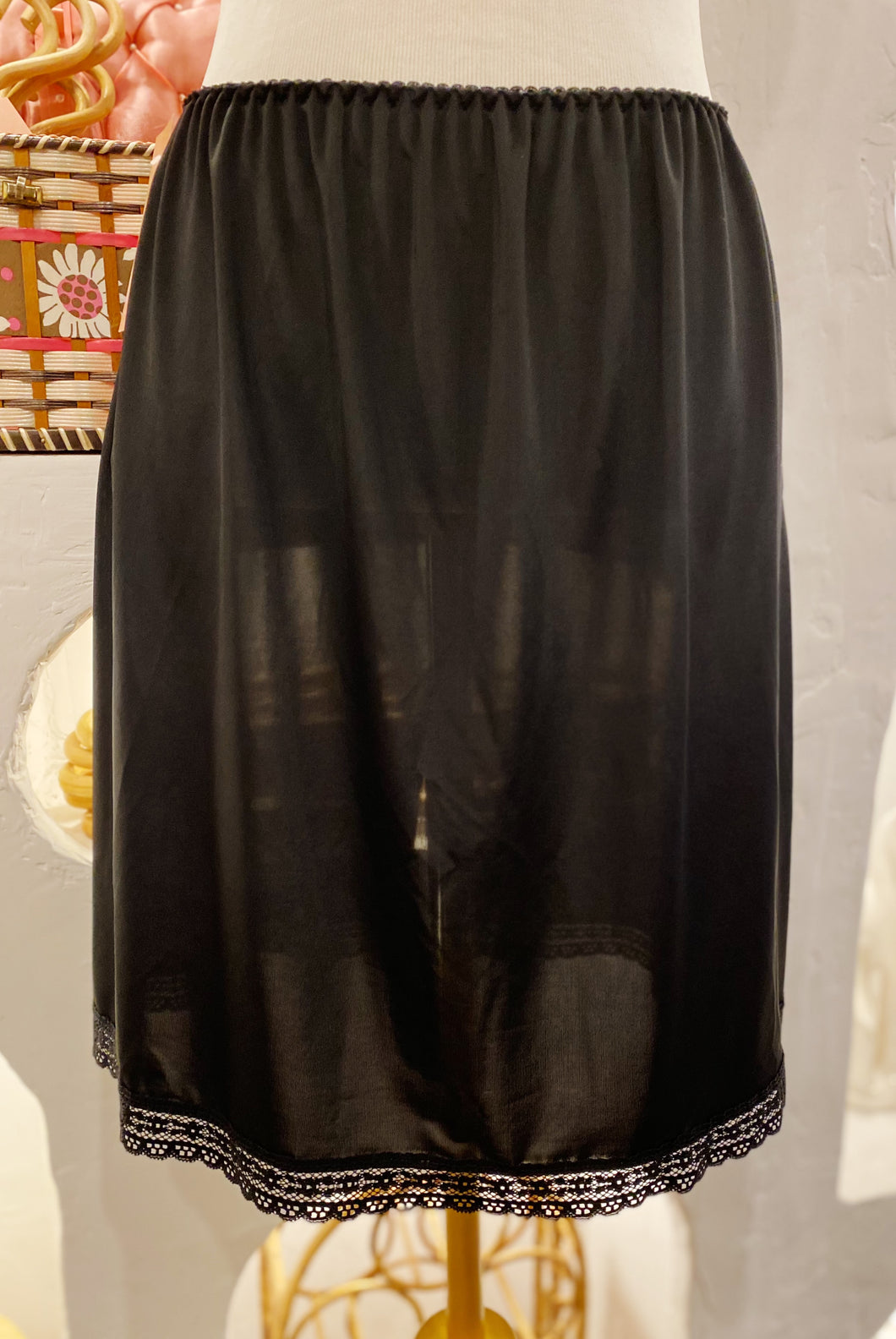 Black Slip Skirt