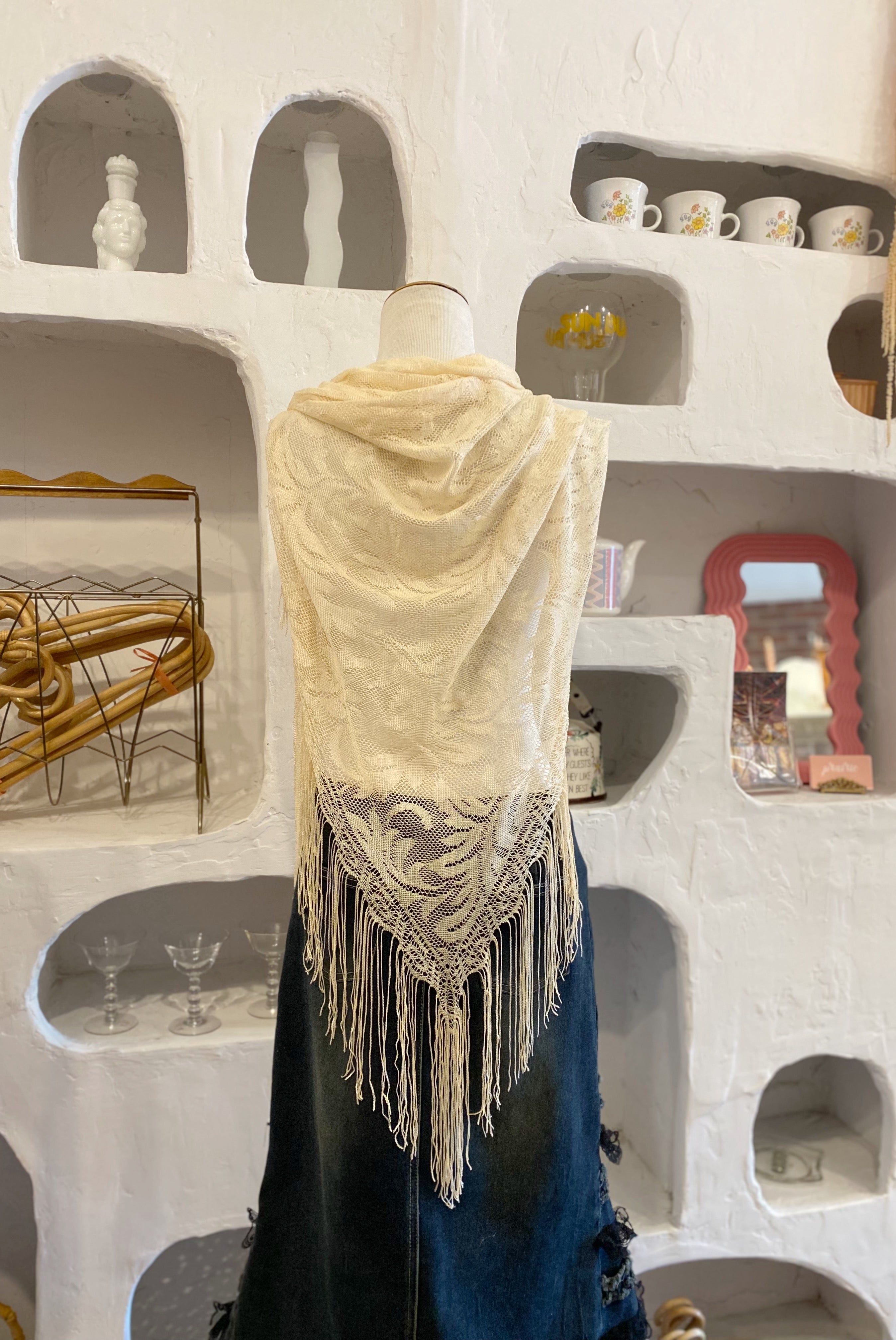 Lace Triangle Scarf
