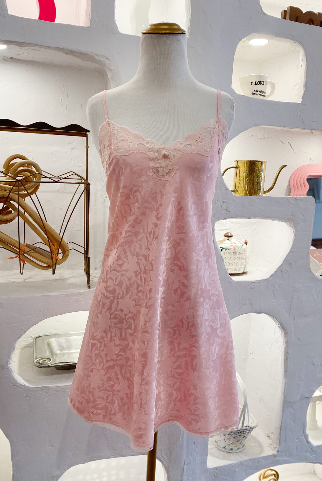 Pink Slip Dress