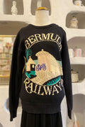 90s Bermuda Railway Knit Sweater