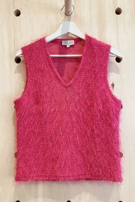 Pink Fuzzy Tank